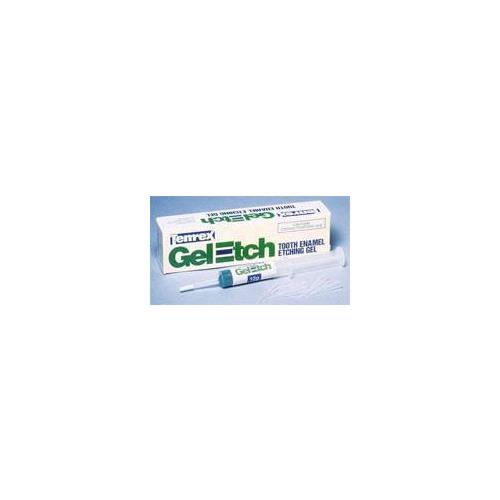 Temrex 6500 Gel-Etch Dental Etching Gel Syringe 35% Phosphoric Acid 12g 20 Tips Temrex 6500 Gel-Etch Dental Etching Gel Syringe 35% Phosphoric Acid 12g 20 Tips